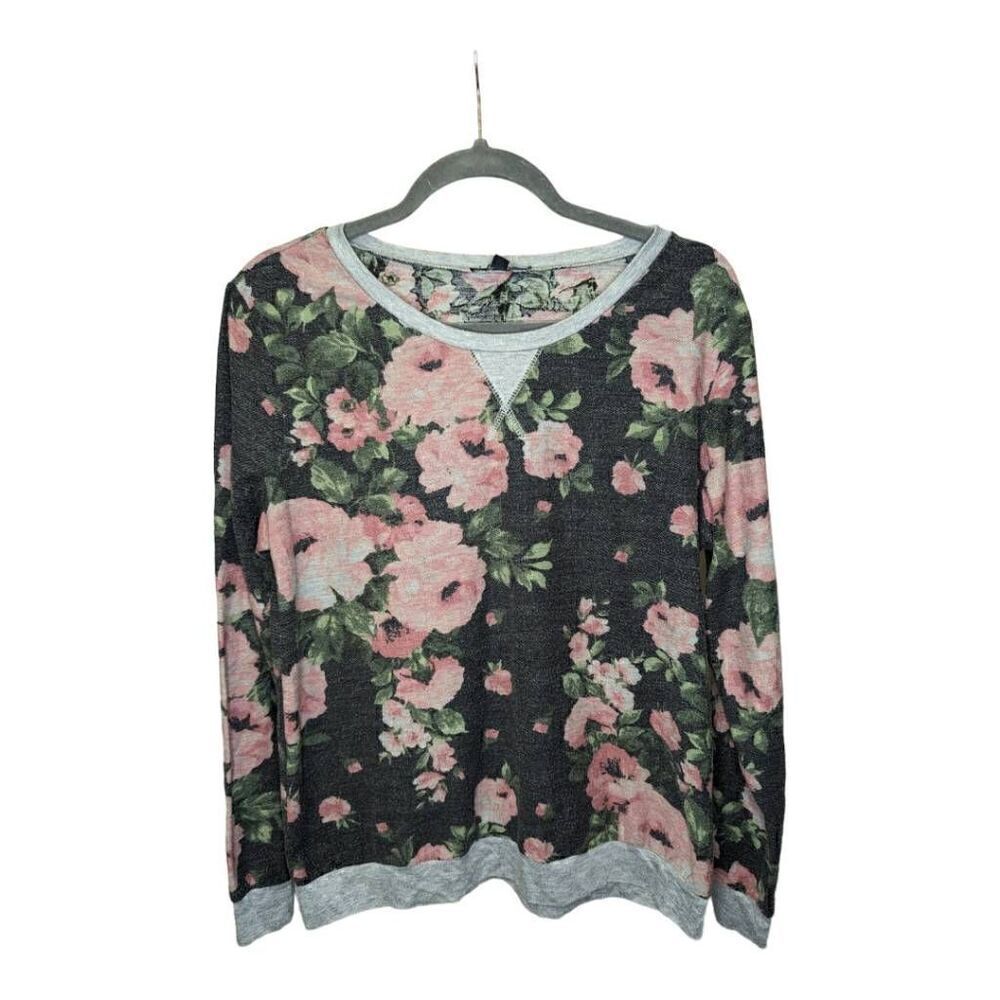 Signature Studio Long Sleeve Floral Top